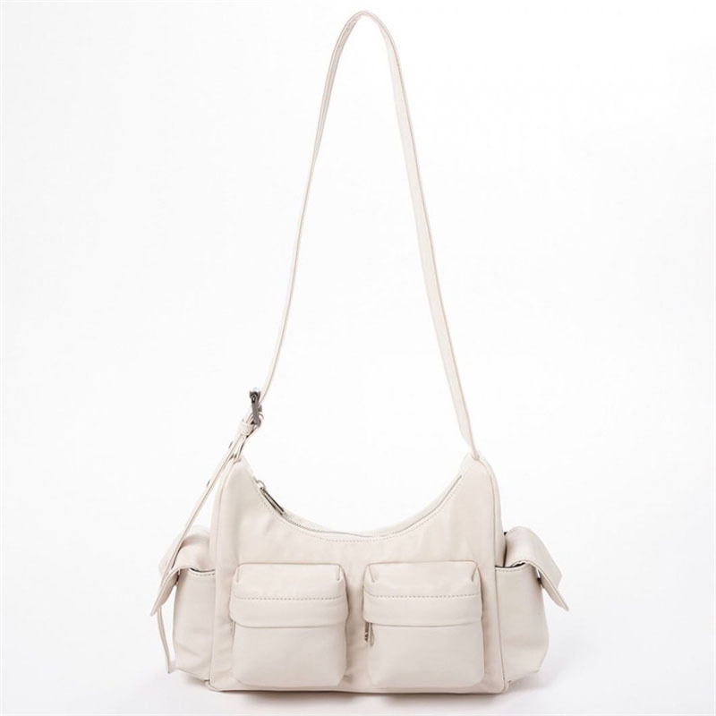 design bag new Spliced unique curve saddle bag single shoulder armpit bag Turkish niche color-blocking bag cross body bag