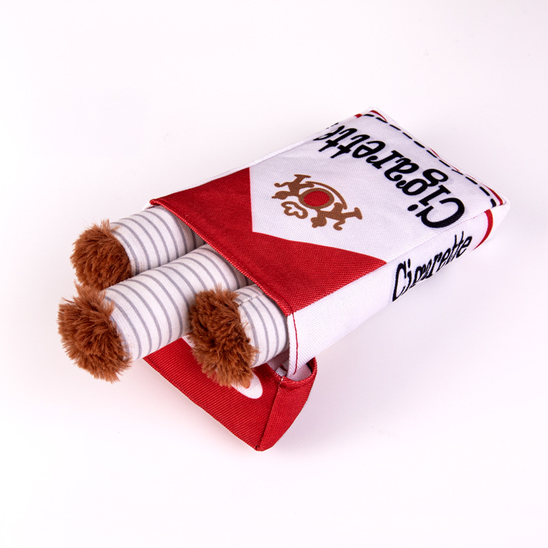 Free shipping new teeth grinding toys dogs chew resistant plush cigarettes toys pet supplies