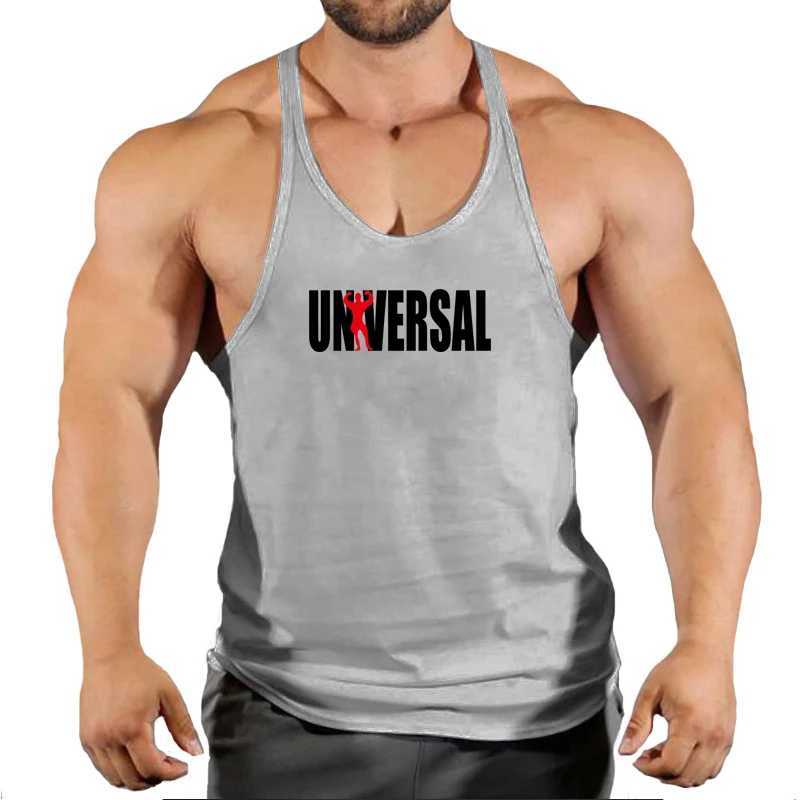 Mens universal sleeveless T-shirt comfortable and loose gym temperature Versatile casual bodybuilding sports vest X250324