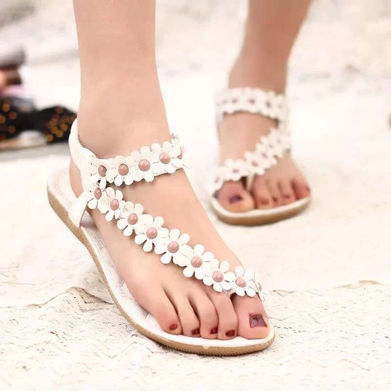 Women Sandals Summer Style Bg Bowtie Fashion Peep Toe Jelly Sandal Flat Shoes Woman 3 Colors