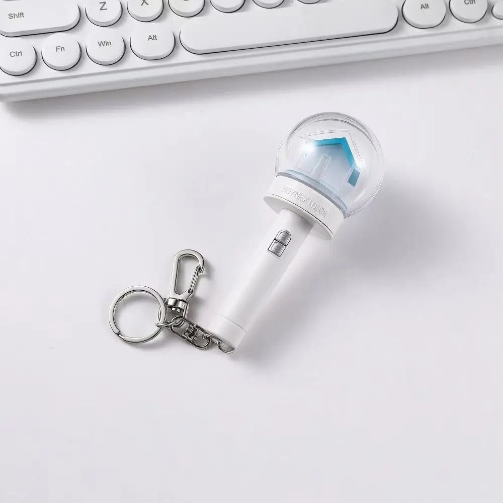 KPOP Lightstick Night Light Keychain Respondent Lollipop Hand Lamp Concert Light Stick Lamp Keyring Fans Collection 250324