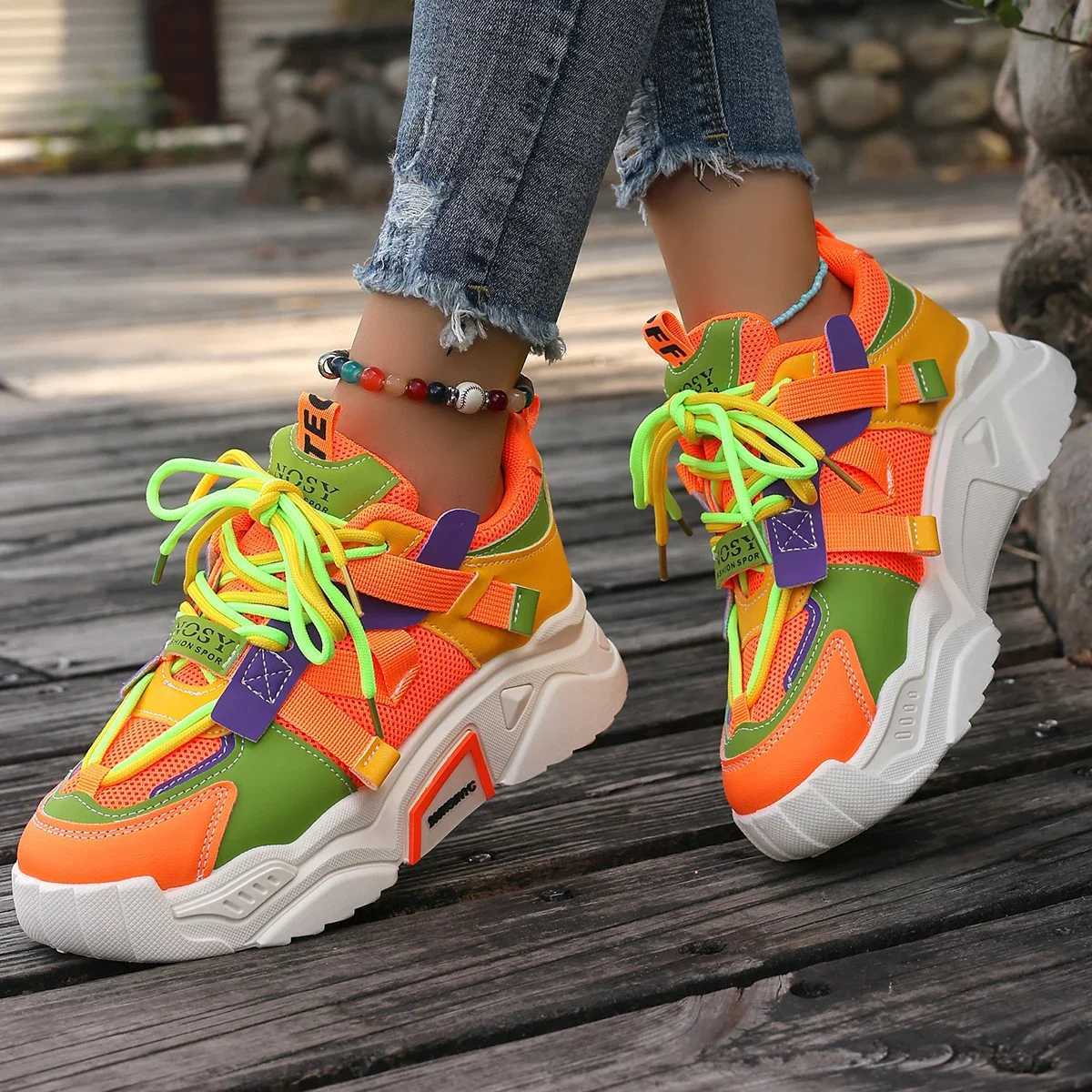 New sports shoes for women designer shoes for women lightweight mesh breathable Versatile outdoor casual vulcanized shoes Zapatos De MujerXJ250324