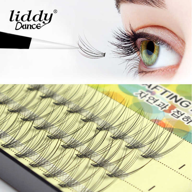 Natural Thick Grafted Eyelashes 10 per plant Planting Eyelashes Blooming in One Second False Eyelash Imitation Mink Fleece W250324