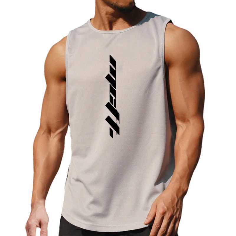 Muscle mens gym clothing mens fitness vest top-level fitness vest mesh fitness shirt mens sports basketball shirt X250324