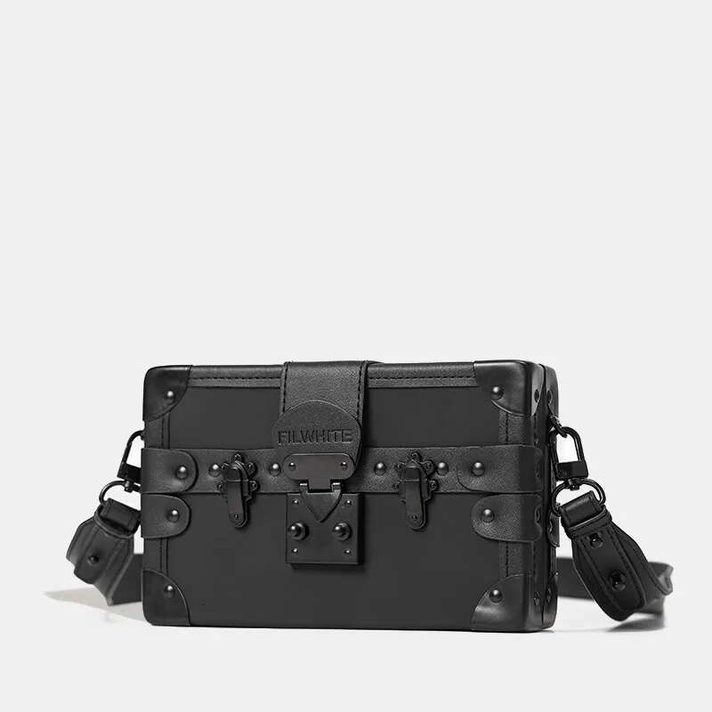 Men's Shoulder Messenger Bag Sg Husband Trendy Couple Bags Boys Small Square Leather Side Crossbody Man Vintage