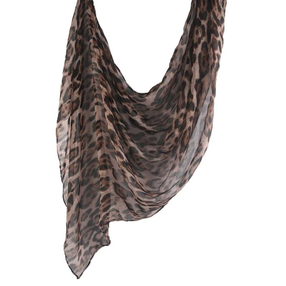 Fashion Voile adhesive knitted headscarf leopard print dragon Muslim shawl Exquisite headscarf text Islamic shawl X250324