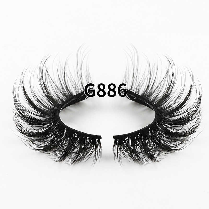 Russian false eyelash curler with large curvature DD roll 8 pairs of naturally thick eyelashes W250324