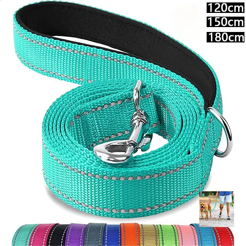 Cats Dogs Harness Collar Lead Strap Night Reflection Dog Pet Towing Rope 1.2/1.5/1.8m Guard Rope Pet Walking Training Leash 250320