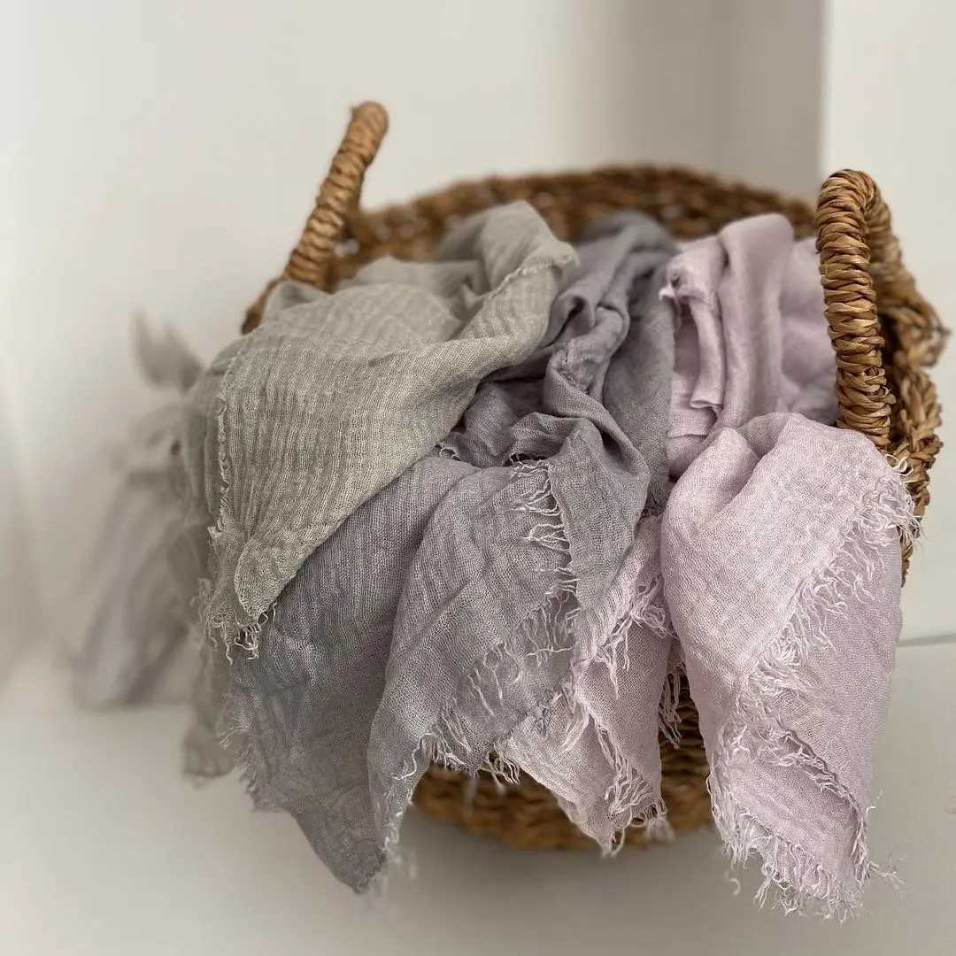 Hot Crinkle cotton headscarf scarf Wen scarf headscarf X250324