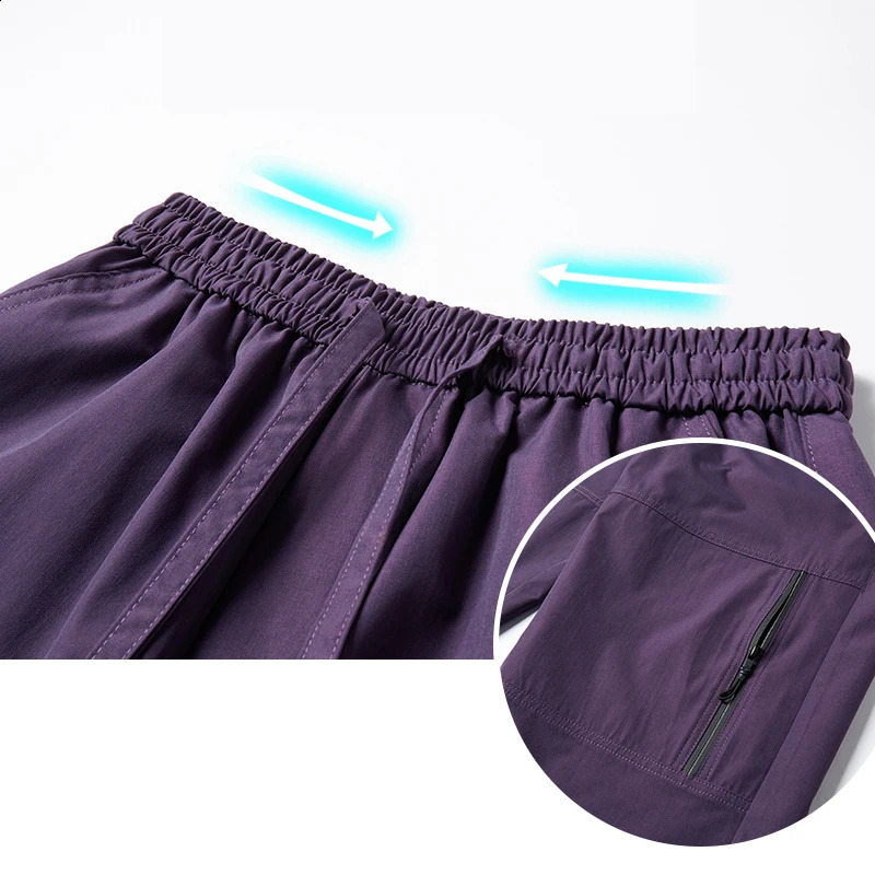 Mens Waterproof Splicing n Sense Hiking Pants Outdoor Windproof Cargo American Style Trendy Breathable StraightLeg 250311