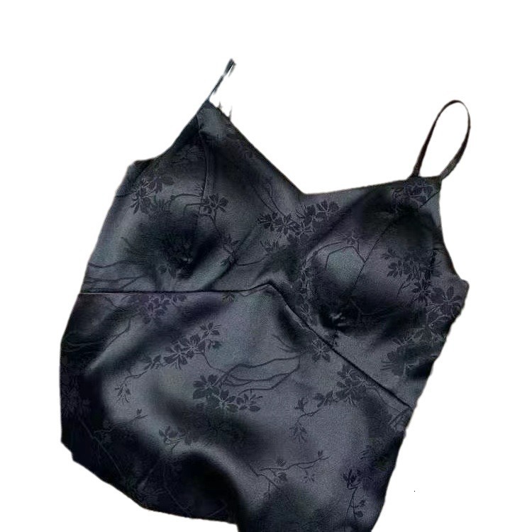 2025 New French Jacquard Ribbon Women's Chest Mat Embroidered Tank Top Designer Multi Functional Outerwear Beach Short Bottom Coat