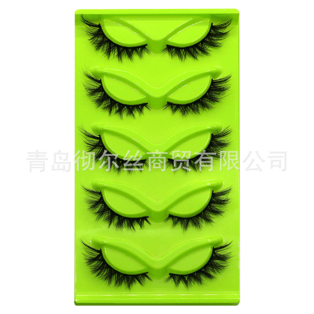 American Steamed rolls false eyelash fox thick false eyelash tail lengthened Barbie eyelash W250324