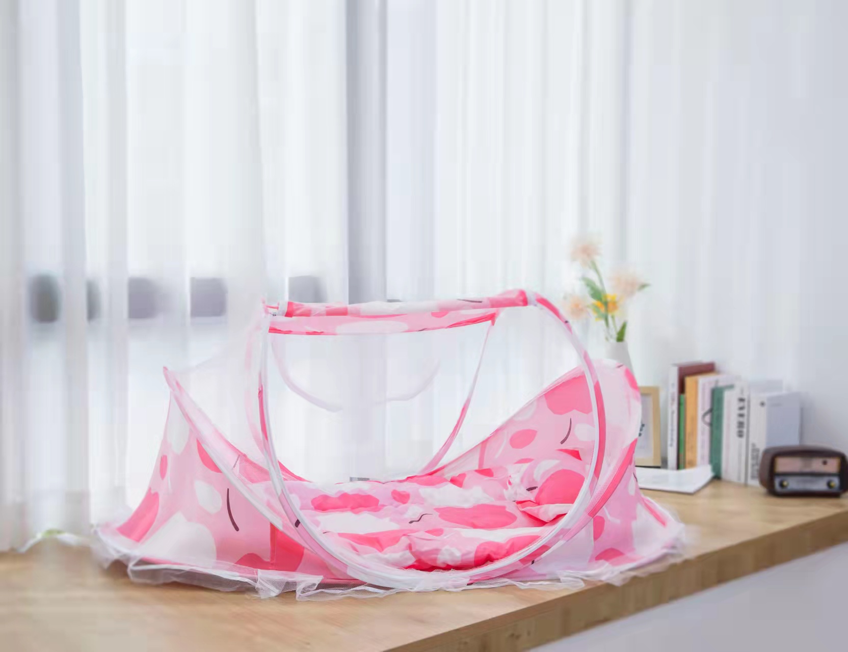 Jiaobao Apple Three Piece Baby Mosquito Net Set