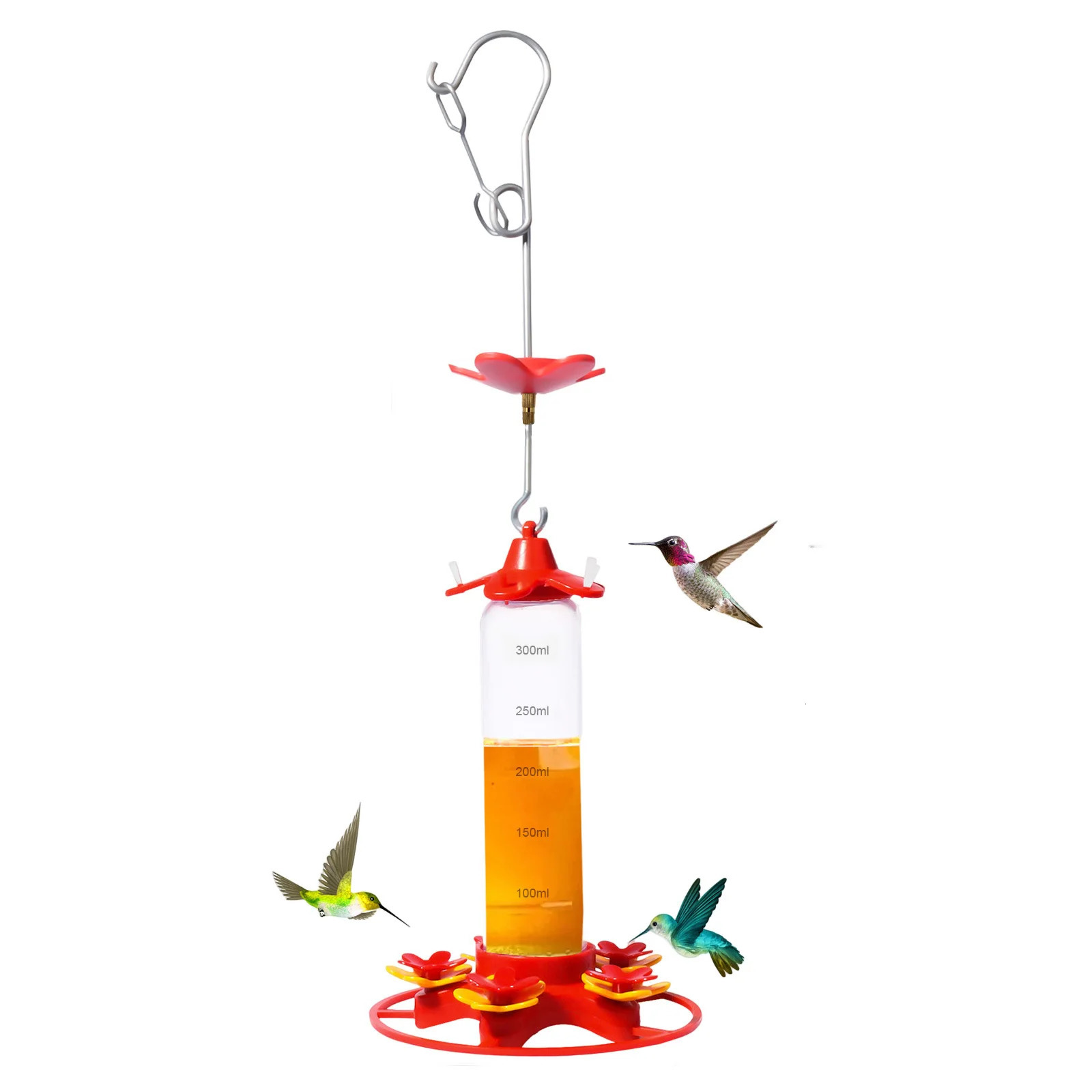Hummingbird Water Feeder Hanging Honey Bird Antiants Leakproof Easy To Clean Outdoor Garden Decoration 250320