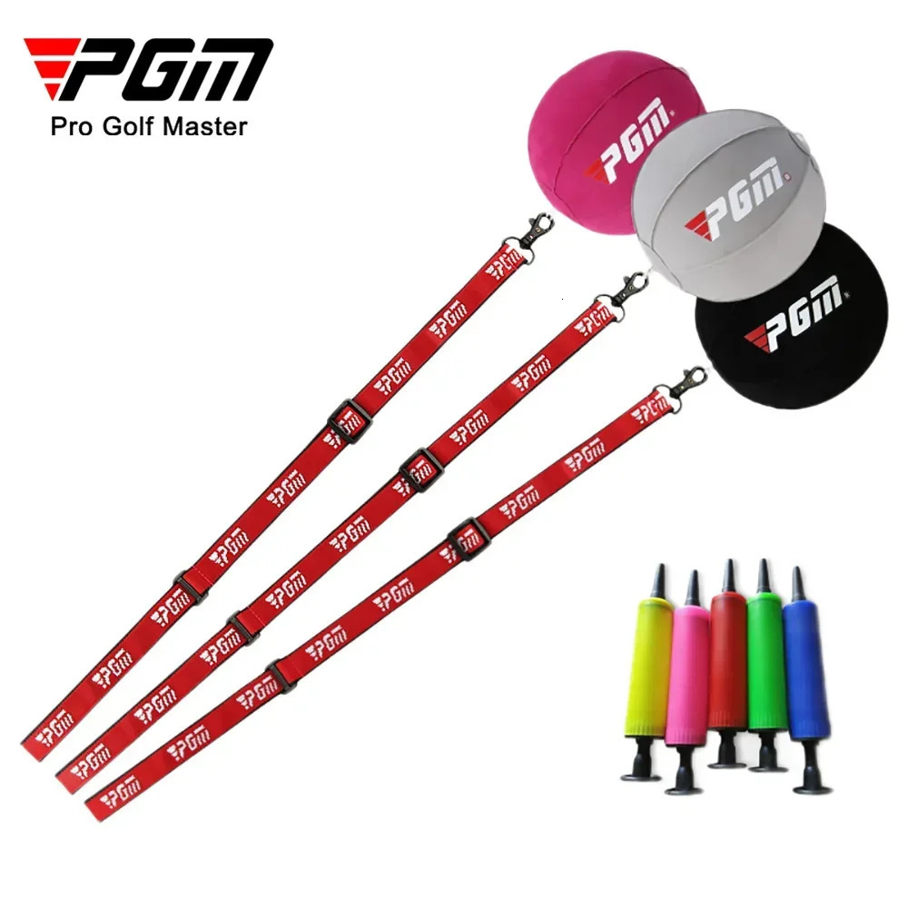 PGM Inflatable Golf Intelligent Ball Machine Portable Swinging Arm Corrector Pose Assistance Correction Training Accessories 250314