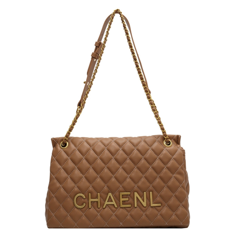 Free shipping 2025 new designer bag fashionable and casual travel letter chain bag hand-held shoulder bag daily matching