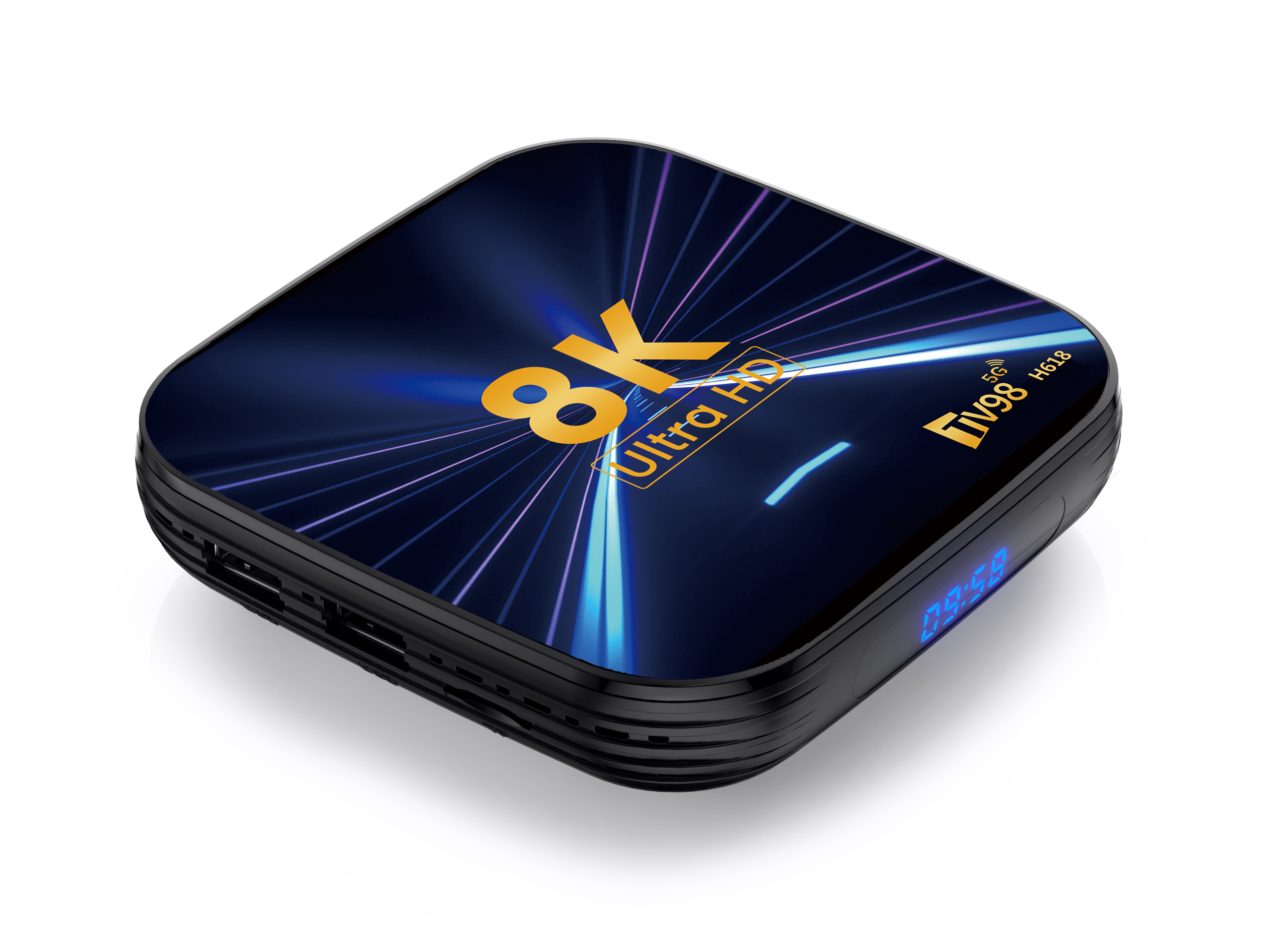 Android 14 Smart TV Box TV98 Allwinner H618 HDR10+ Dual WiFi 8K Media Player BT5.0 4GB 64GB Voice Remote Set Top Box