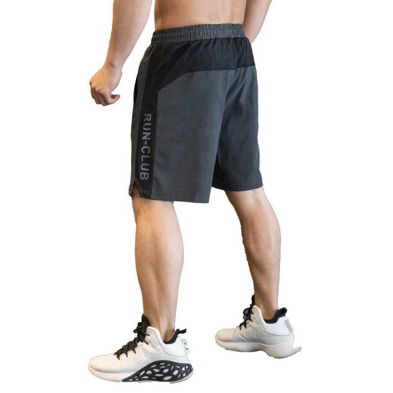 2022 spandex fitness running shorts mens sports shorts breathable fast drying training gym sports shorts runners zipper pocket shorts W250324