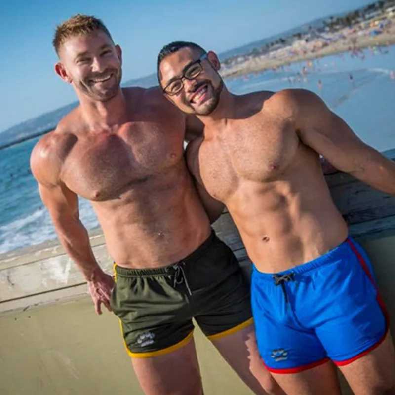 Training Shorts Solid Fitness Territory Sports Swimming Shorts Mens Running Gym Quick Drying Tie Plus Size Sportswear W250324