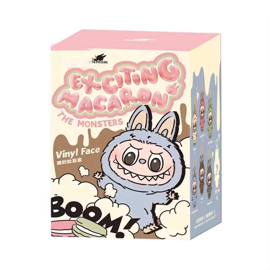 Labubu The Monsters Vinyl Base Doll Heart shaped Mobile Macaron Doll Blind Box Blind Bag Character Guest Bag China High quality ReproductionT250325