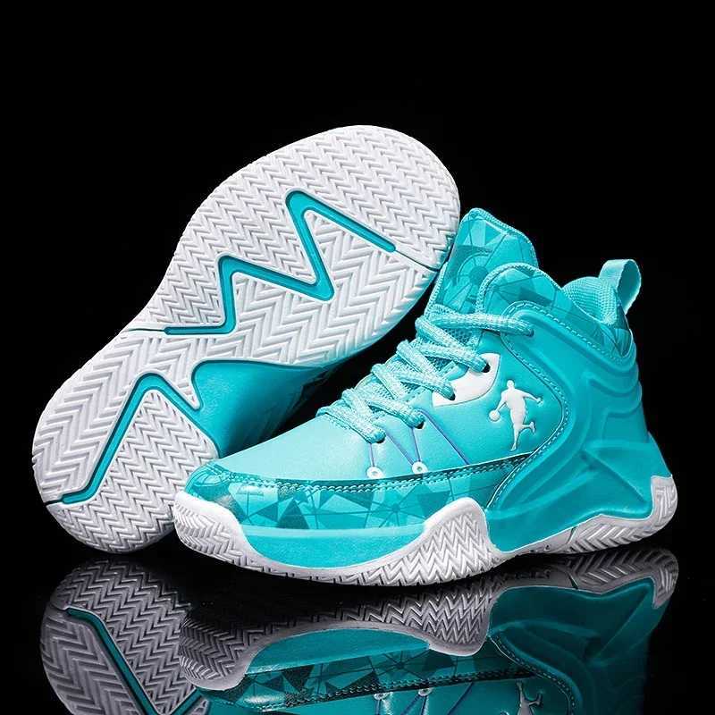 Brand anti slip rubber childrens sports shoes black boys basketball shoes outdoor childrens sports shoes student basketball coach shoes red W250324