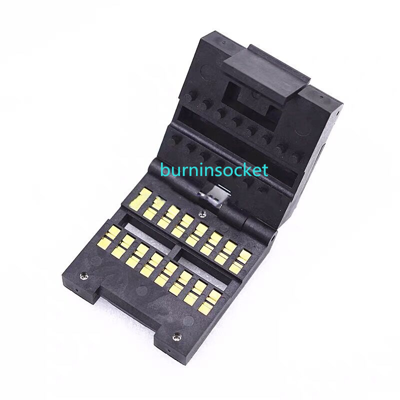 1210 SMD Varistor IC Test Socket IC body Size 3.2x2.5mm Burn in Socket