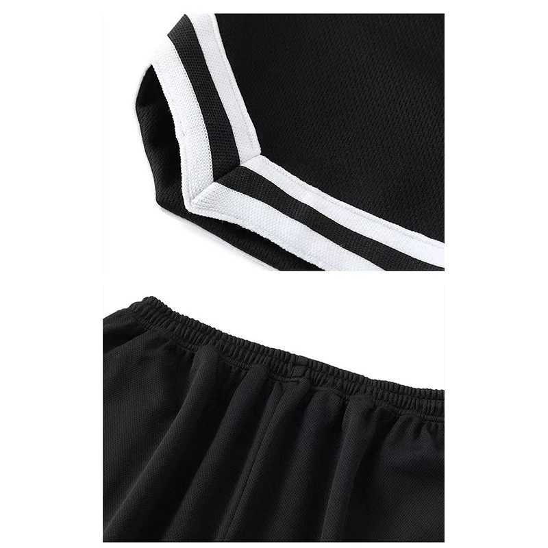 Summer mesh fabric mens basketball and football shorts mens black and white sports running and jogging fitness pants M-3XL W250324