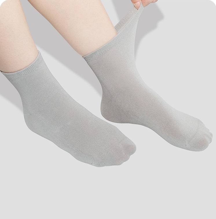 Daily Wear Soft Cotton Crew Socks with Relaxed Fit