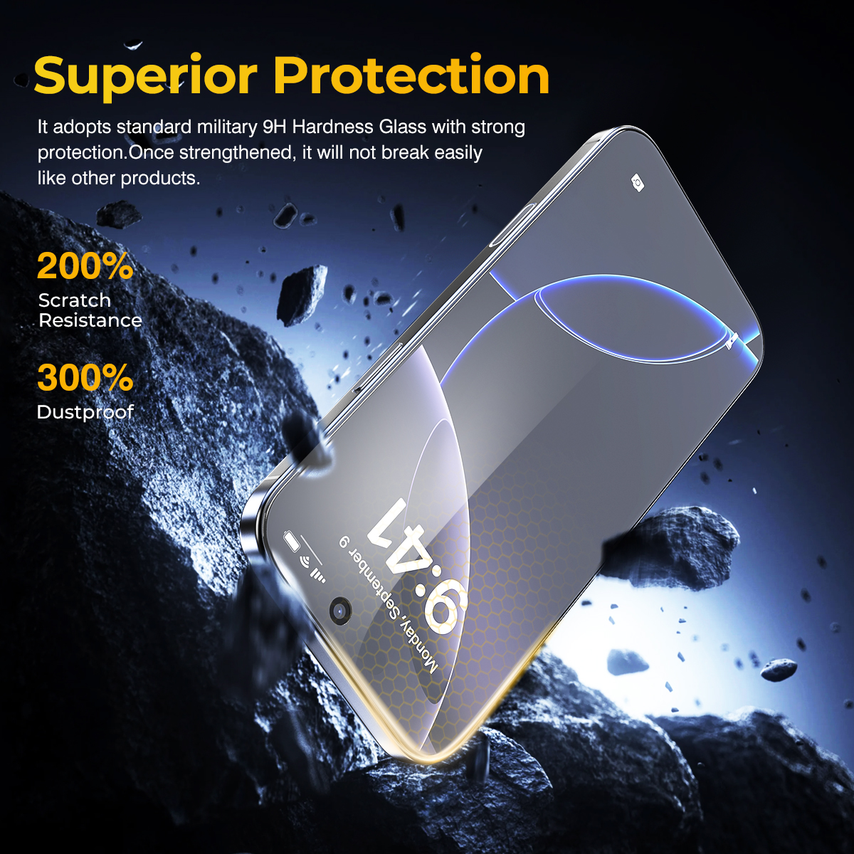 USA STOCK LOCAL ESEEKGO Screen Protector Tempered GLass HD Privacy Glass Anti peeping for iPhone 16 16Pro Max 15 PRO MAX XR TGP-02 With 10 in 1 Paper 