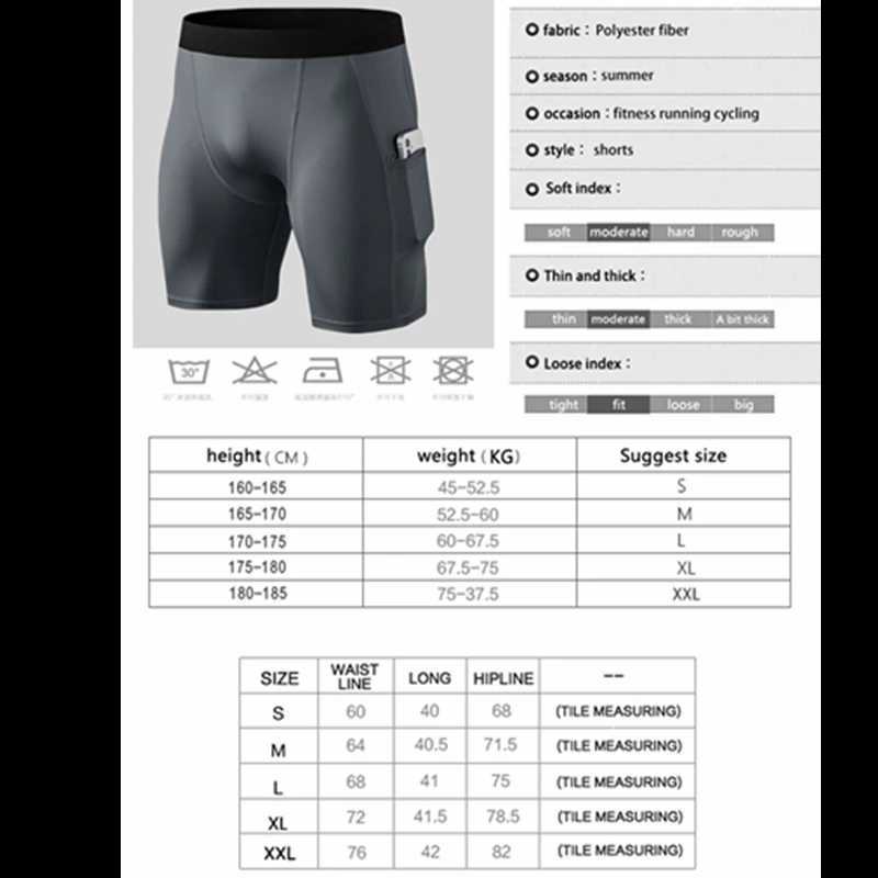Mens Quick Drying Sprint Tight Mens Compression Running Sprint Fitness Exercise Long Leg Mens Sprint with Pocket W250324