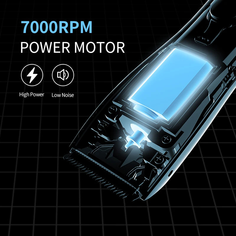 Electric Groin Hair Trimmer with Replaceable Ceramic Blades Waterproof Wet-Dry Functionality Standing Recharge Dock 250324