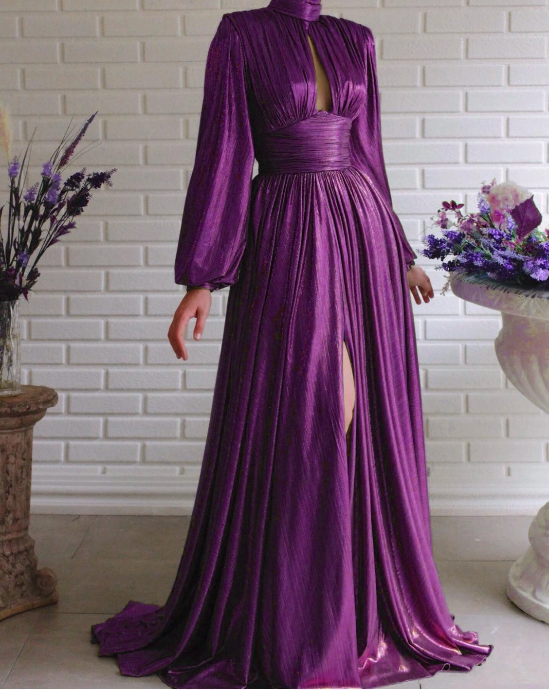 X9135 high Quality Spring and Summer Popular Color Waist Hanging Neck Sexy Avocado Green Dress Long Skirt