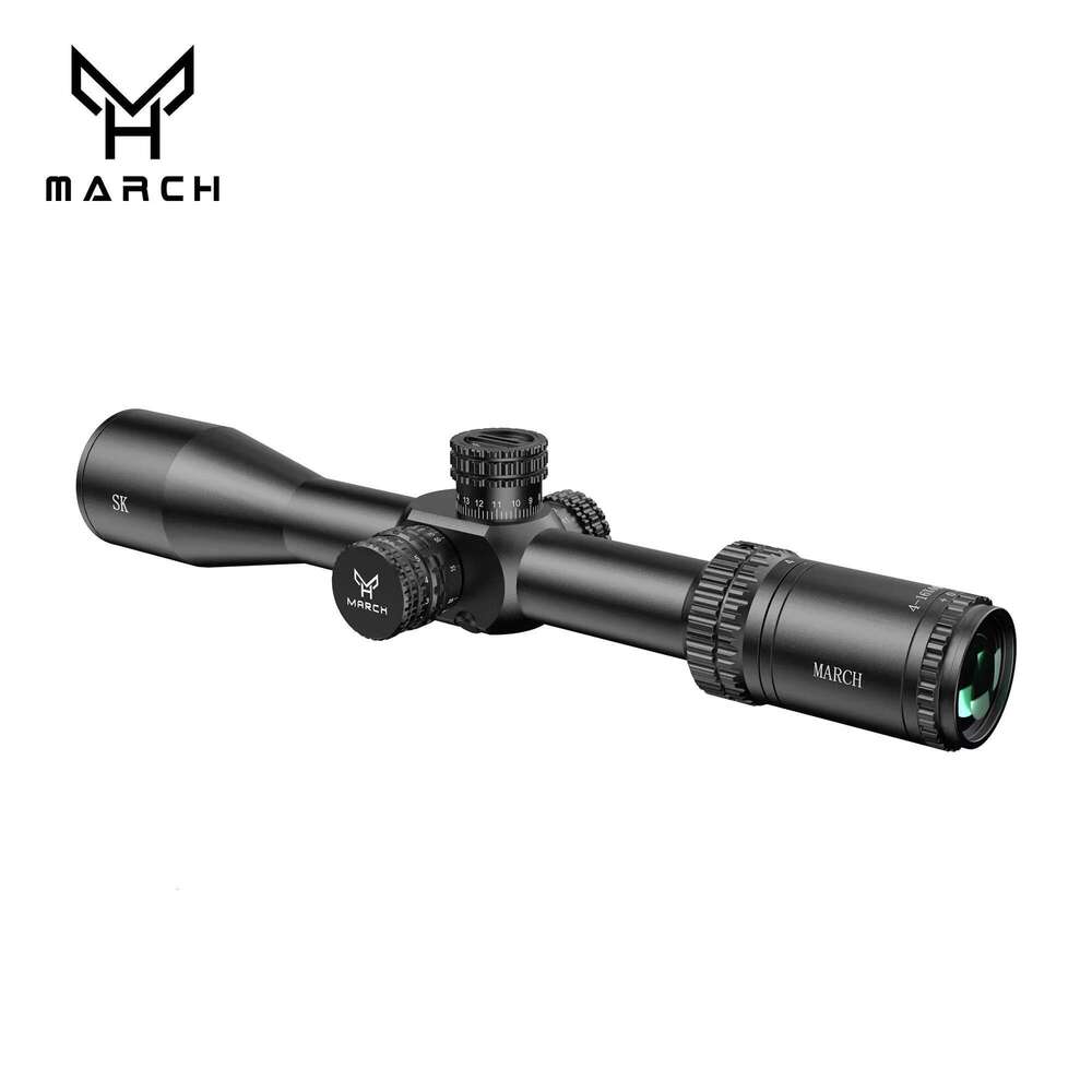 MARCH SK 4-16x44 FFP Tactical Caza Riflescope 1/4MOA ing Lunetas For Hunting Airsoft Optical Sight Carbine Sniper Scope