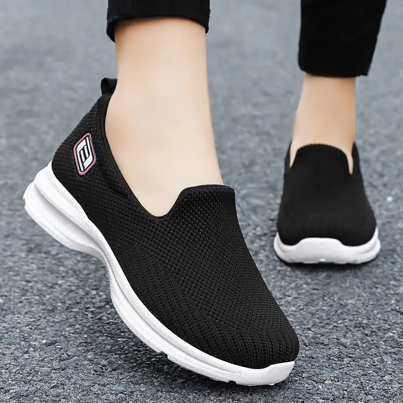 Spring Womens Loafers Comfortable Female Sip On Shoes Ballet Flats Socks Sneakers Tennis Zapatilas Mujer Women Casual Shoes 250317