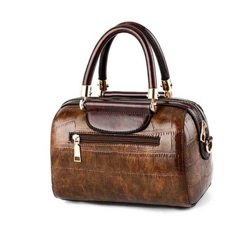 design handbag shoulder bag high-quality PU leather womens handbag classic crocodile handbag womens messenger bag Z250324