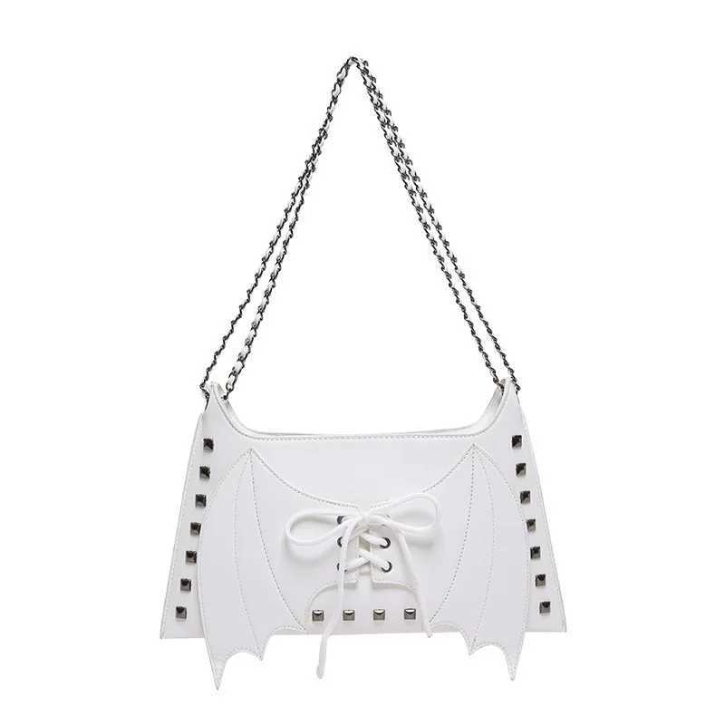 Personalized and Innovative Womens Small Bag 2024 New Halloween Fun Bat Fashion River Single Shoulder Cross Handbag Z250324