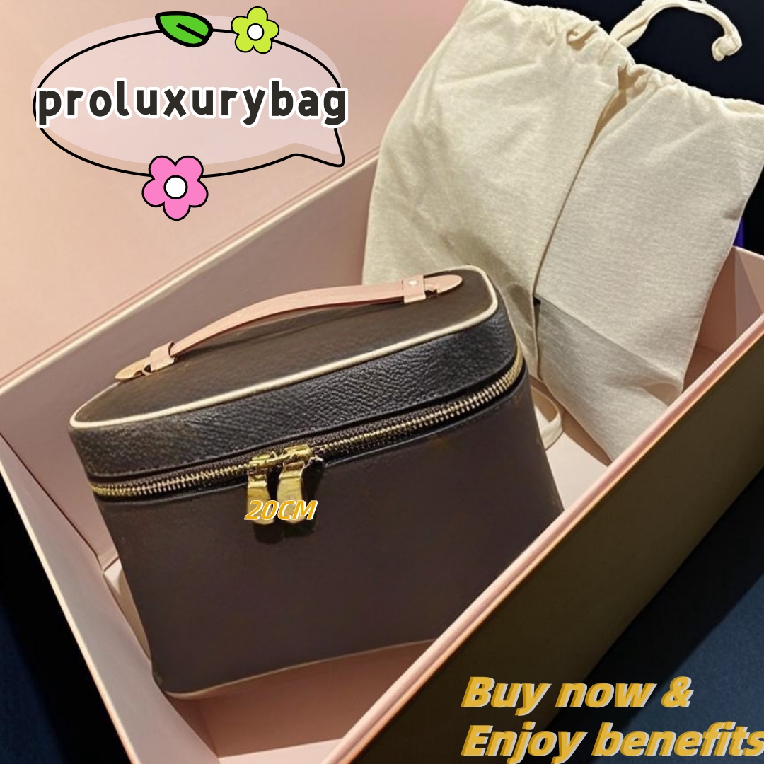 Designers Mens Womens Make Up Bag Vanity Designer Case Travel Toiletry Kits Wash Handbag Beauty Makeup Cosmetic Case Shoulder Bags Case