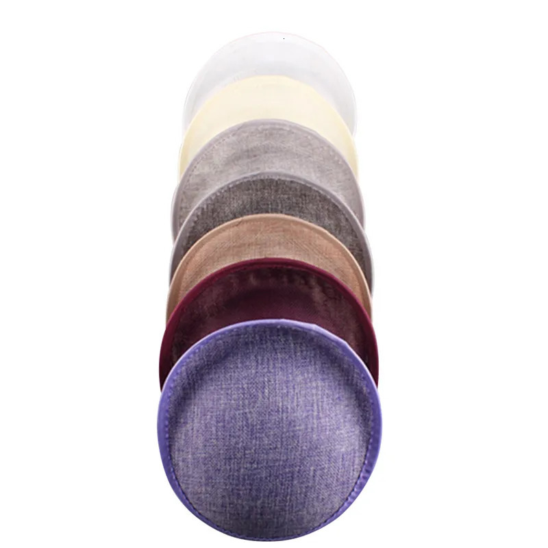 20CM Simulation SINAMAY Fashioner Base Making Dance Party Show Hat DIY Millinery Cocktail Headwear Wedding Hairstyle One Piece Style 250320