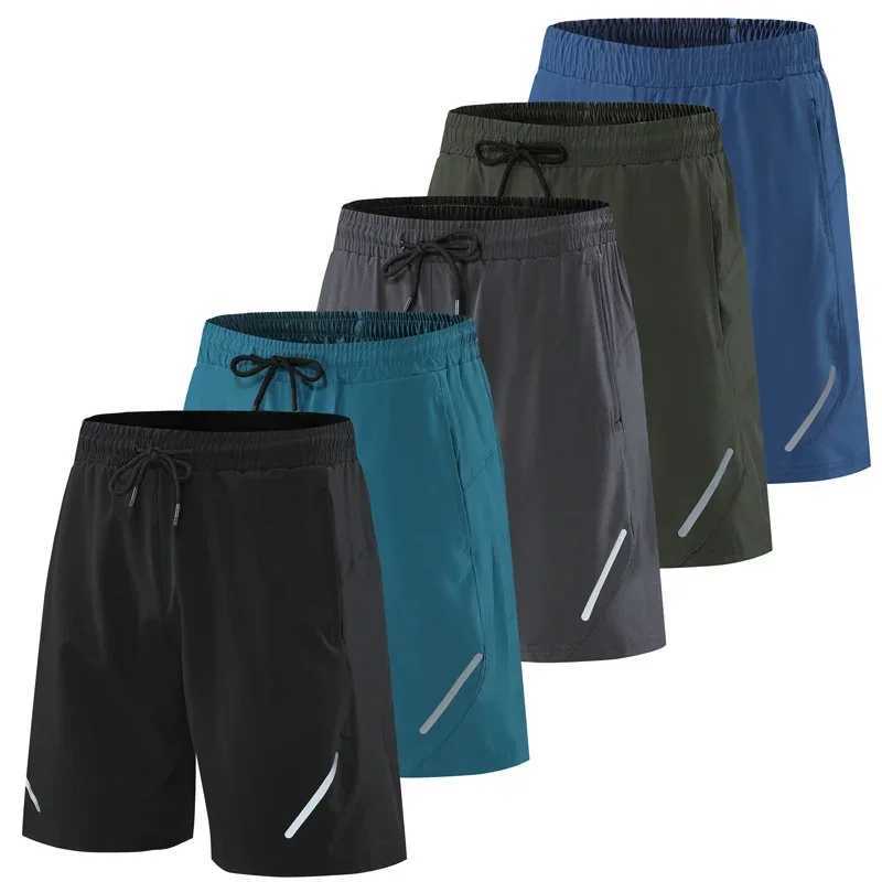 Mens running shorts gym clothing fitness shorts mens sports shorts tennis basketball football training shorts W250324