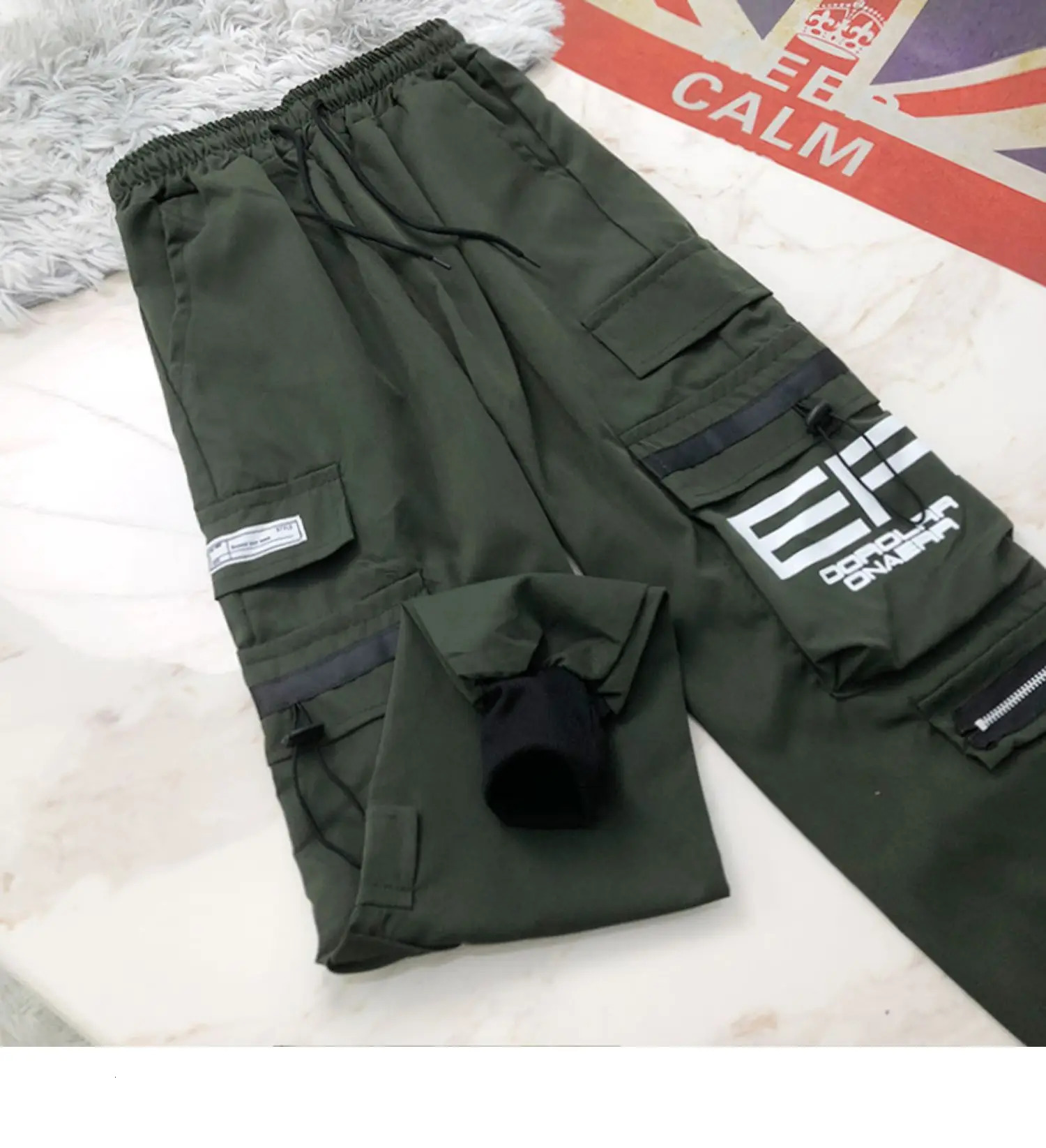 Nstyle overalls summer thin section loose broad legs lazy casual straight leg pants 250324Z