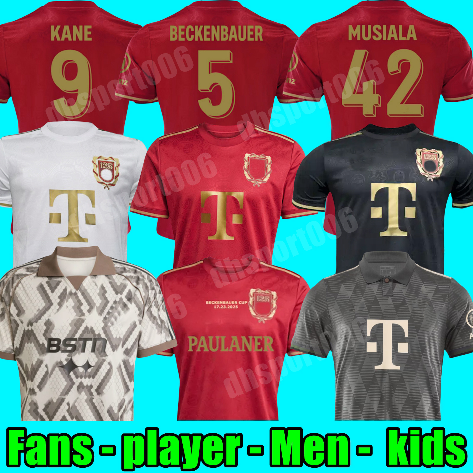 Beckenbauer 24 25 soccer jersey SANE 2025 Lifestyle Jersey GNABRY camisa de futebol me KIMMICH fans player Kit Neuer KANE BayernS OLISE Munich 125-Year Anniversary