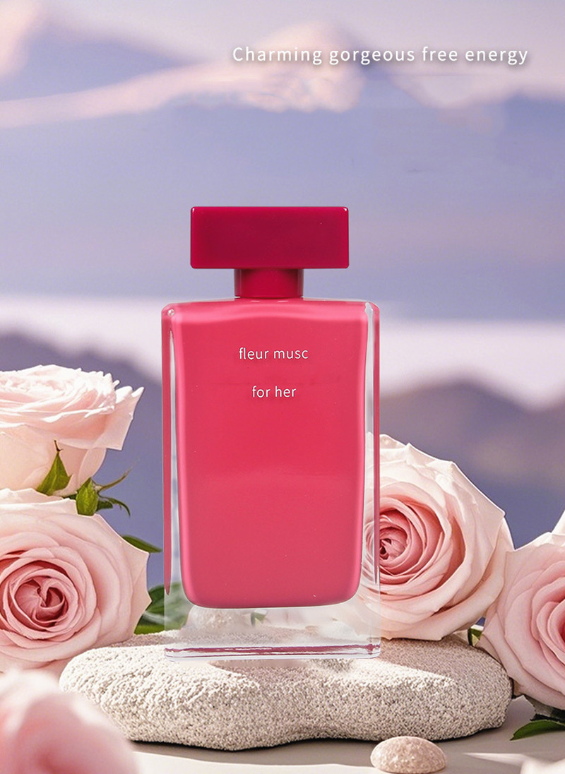 Brand Pink Bottle Musc For Her 100Ml Women Wer Fragrance Eau De Parfum Ral Lasting Time Top Quality Lady Scent Charming Smell