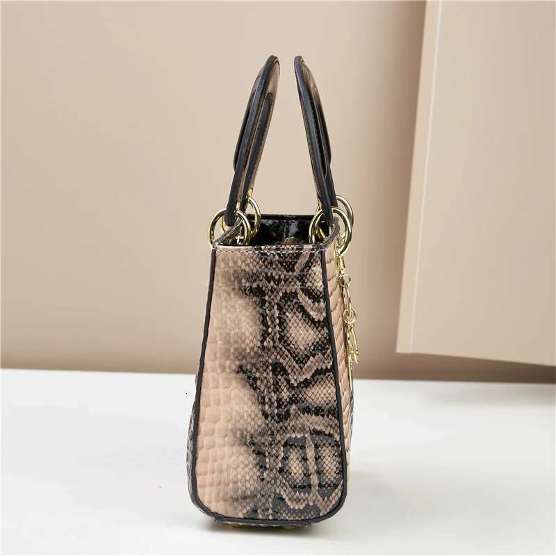Fashion Gradient High-Grade Alligator Print Women's Handbag, Texture All Matching Travel Single Shoulder Crossbody Bag