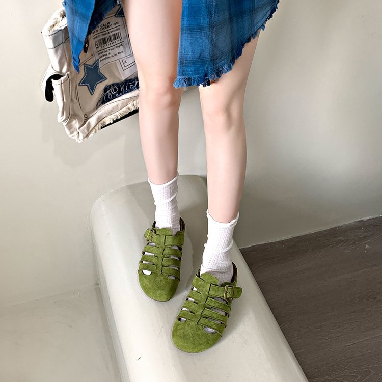 2025 hot new free shipping designer slippers for womens flat sandals yellow green pink khaki Summer new outdoor beach flat slippers