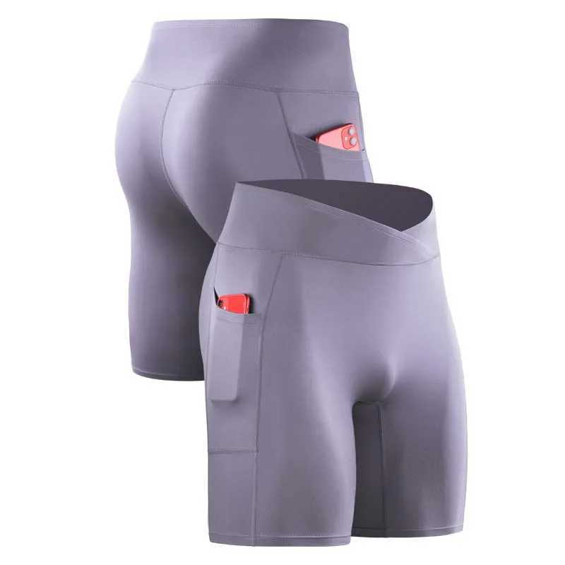 Mens Outdoor Running Shorts Pocket Gym Exercise Legs Basketball Hiking Training Sports Football Compression Clothing 5 W250324