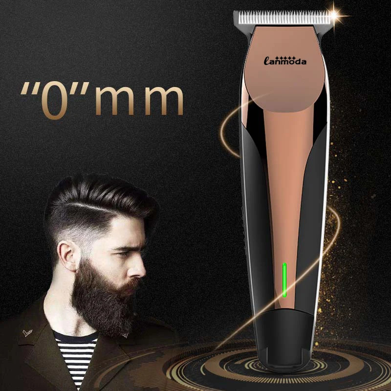 Professional Bald head Hair Trimmer for Men Electric 0mm Hair Clippers Rechargeable Beard Trimmer Barber Haircut Machine Shaver 250324