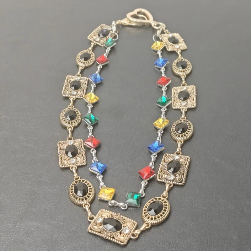 Retro Agate Colorful Pants Chain Styles For Men And Women Light Goods Waist Accessorie Ones Waist Hip Hop Jewelry250318