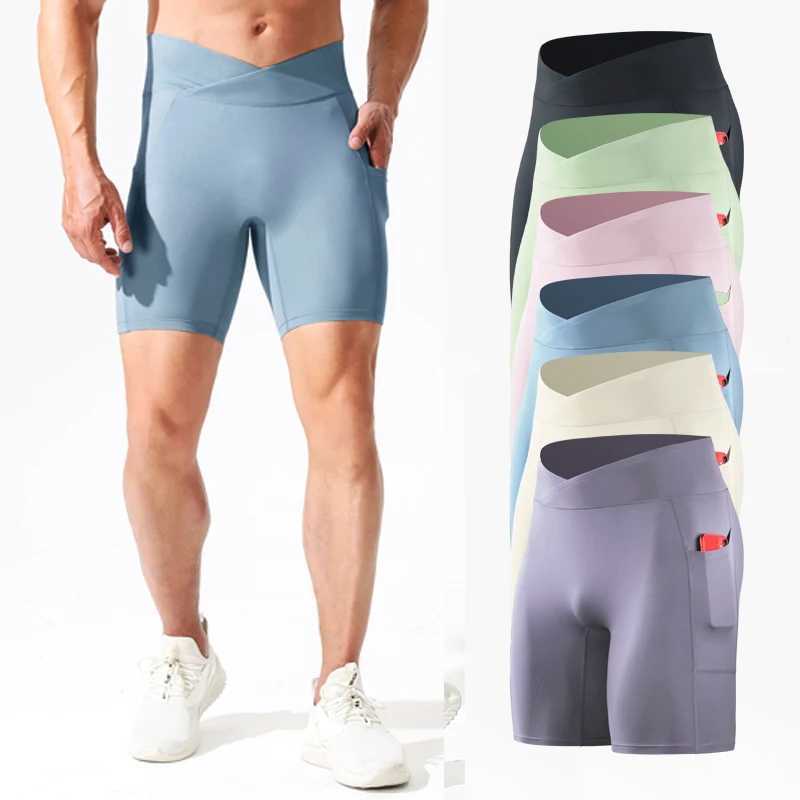 Mens Outdoor Running Shorts Pocket Gym Exercise Legs Basketball Hiking Training Sports Football Compression Clothing 5 W250324