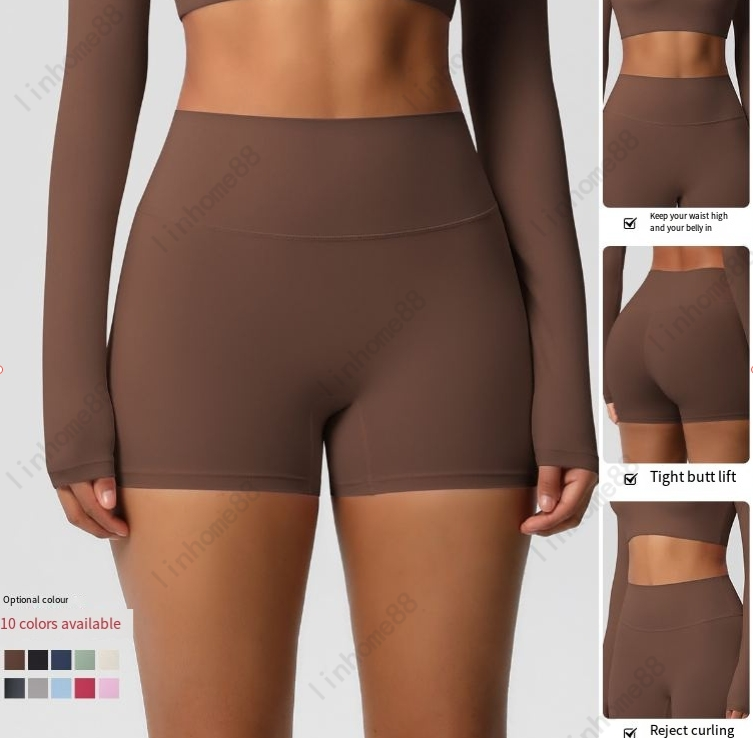 Hot sale fabric Solid Color Women yoga pants T-shirt High Waist Sports Gym Wear Leggings Elastic Fitness Lady Outdoor Sports Trousers Short sleeve