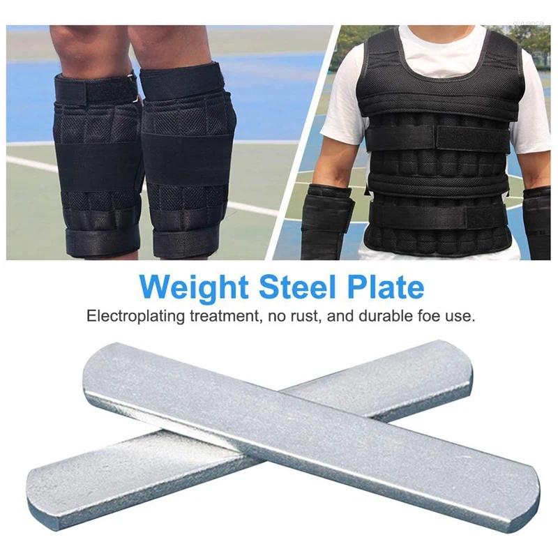 Ethnic Clothing 8Pcs Weight Steel Plate Load-Bearing Training Accessories For Weighted Vest Ankle Leg Sport Strength Fitness Equipment A007